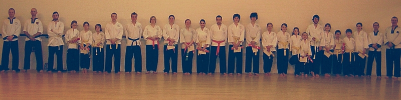 goyararu martial arts grading candidates march 08 - click for bigger image 