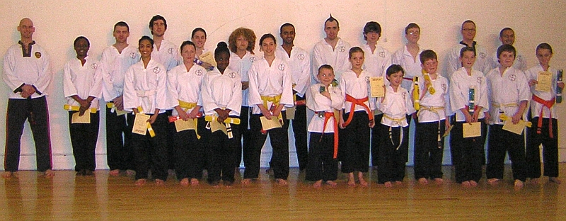 goyararu martial arts grading candidates Nov 08